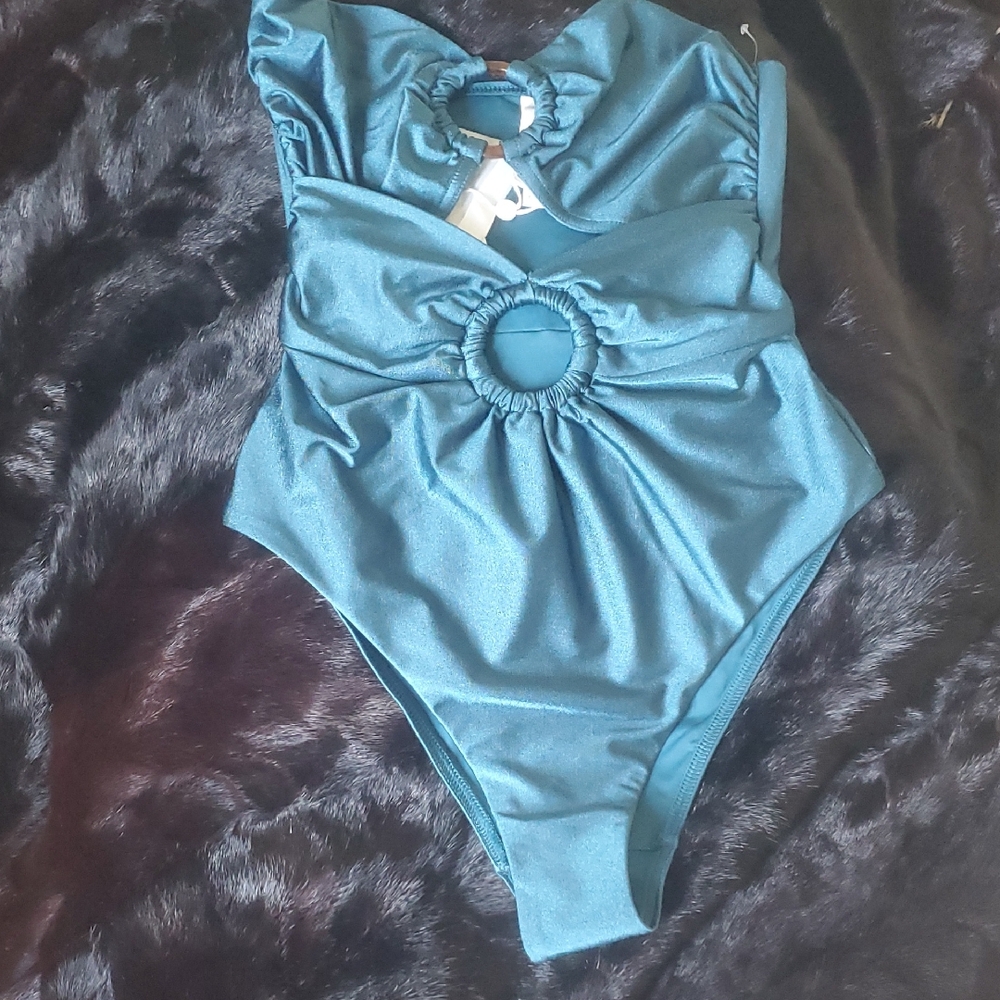 ZIMMERMANN CASSIA DOUBLE RING ONE PIECE SWIMSUIT ;SIZE:US:8-10 - Picture 5 of 16